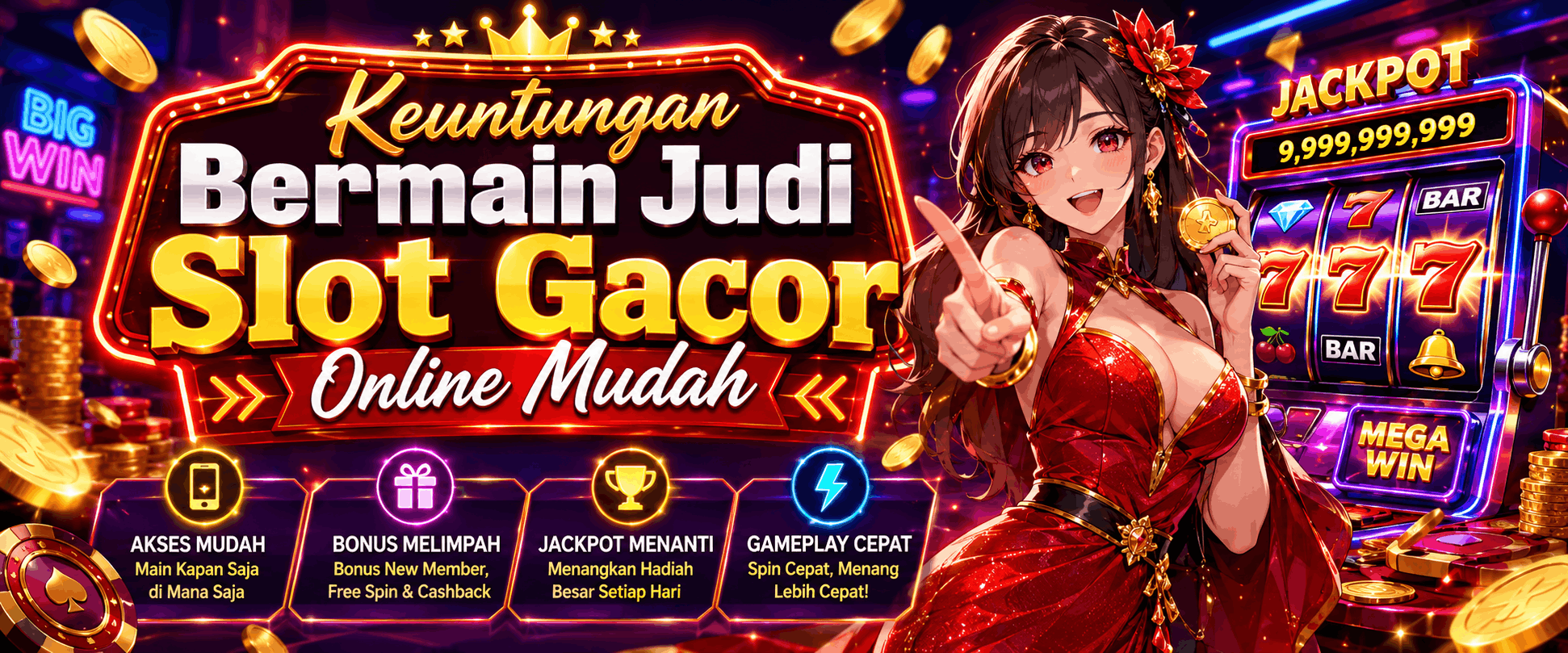 Keuntungan Bermain Judi Slot Gacor Online Mudah